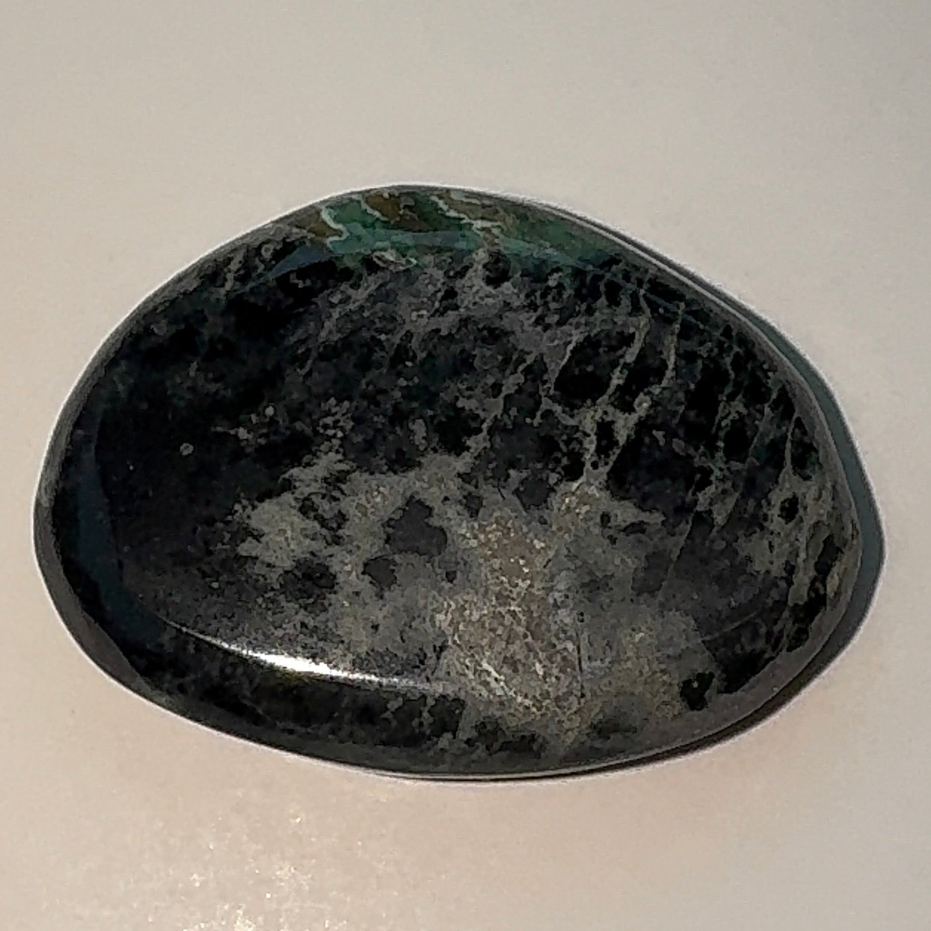 14ct Variscite bi valve pseudomorph