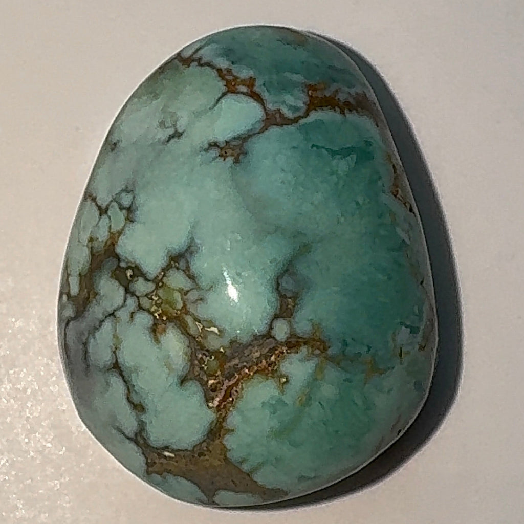 14ct Variscite bi valve pseudomorph