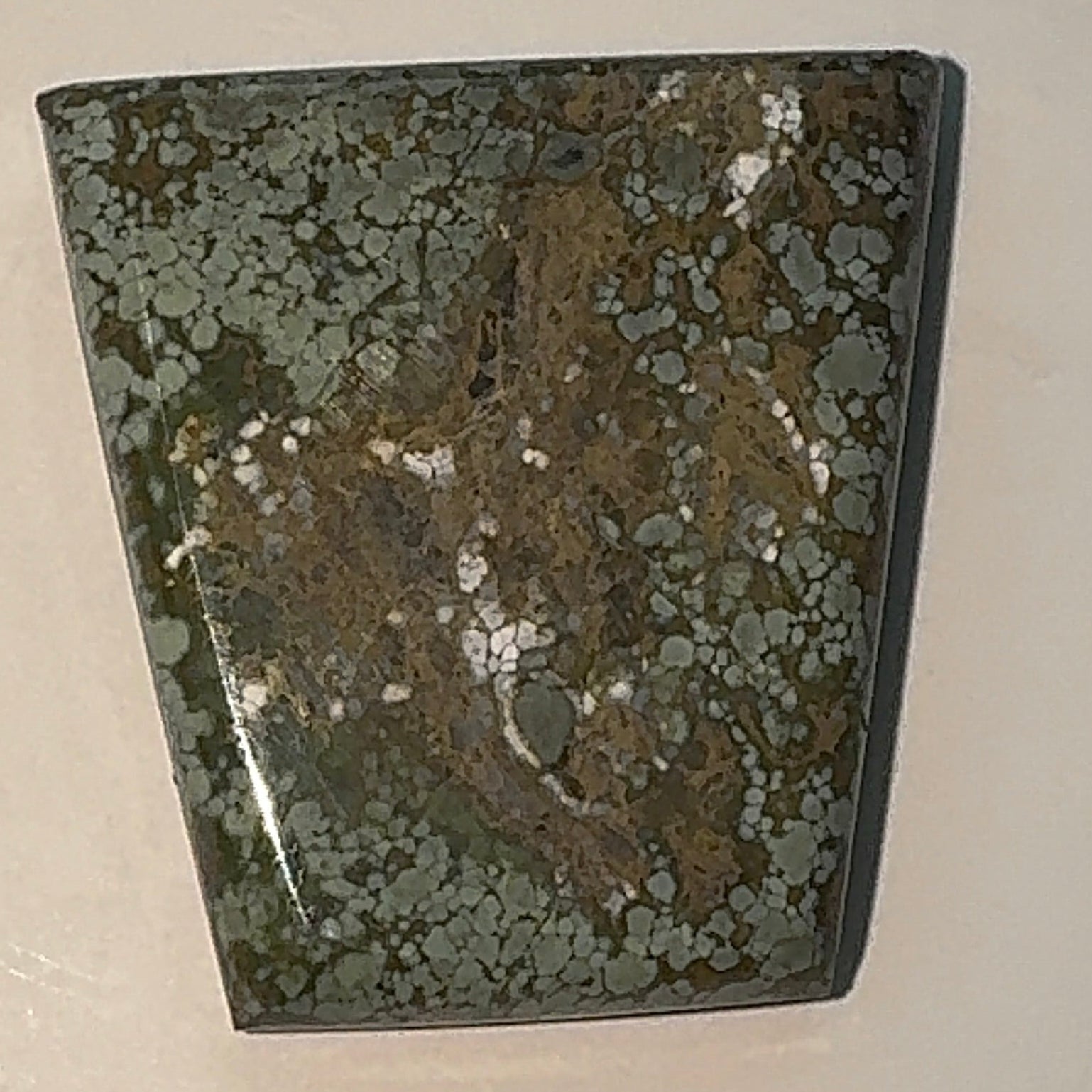 14ct Variscite bi valve pseudomorph