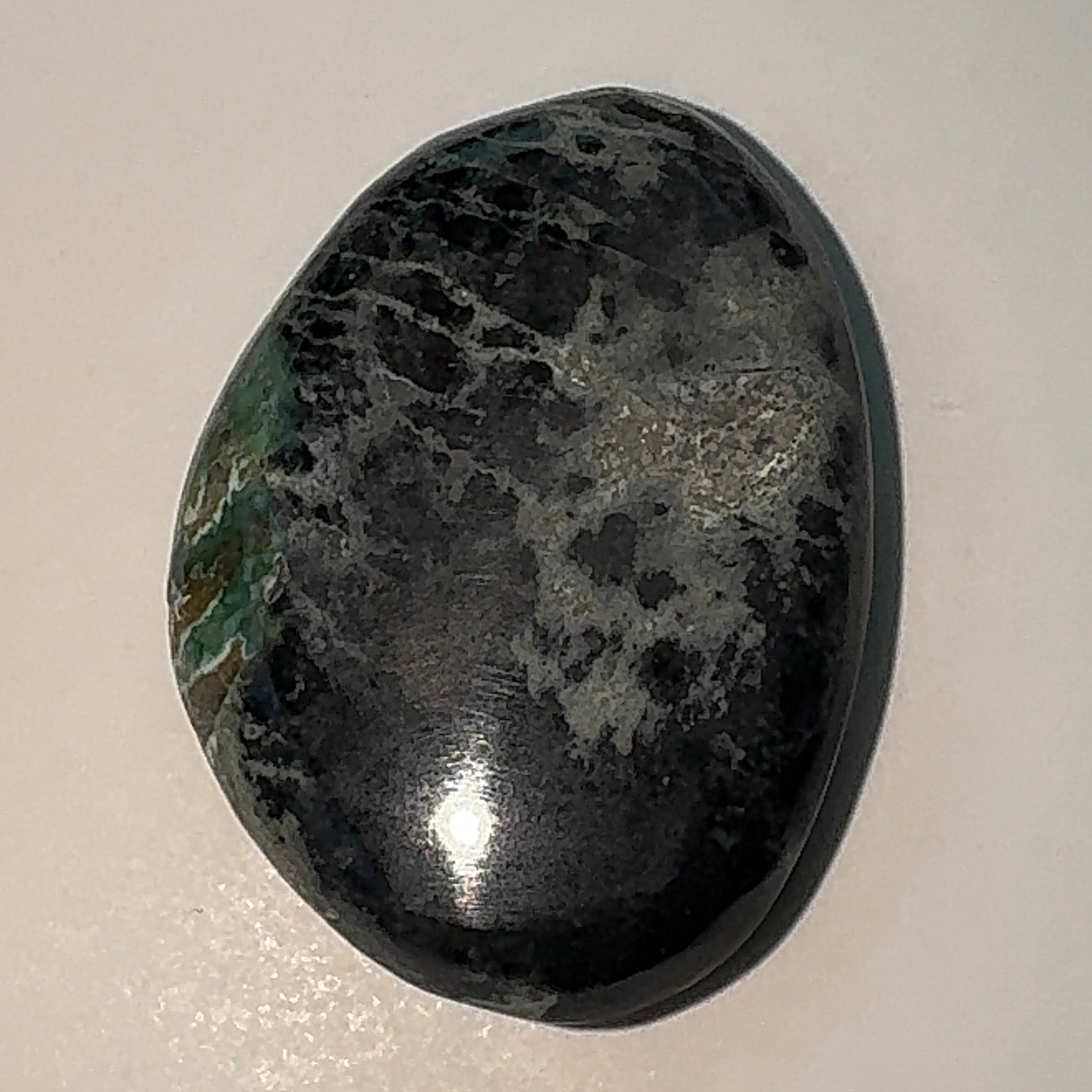 14ct Variscite bi valve pseudomorph