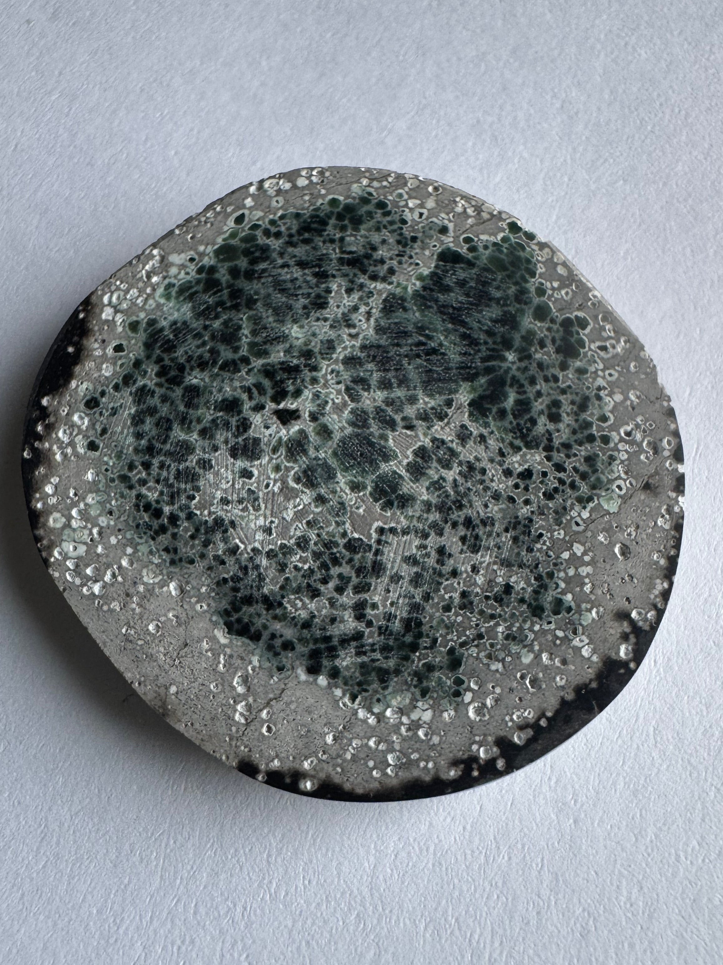 74ct Variscite bi valve pseudomorph