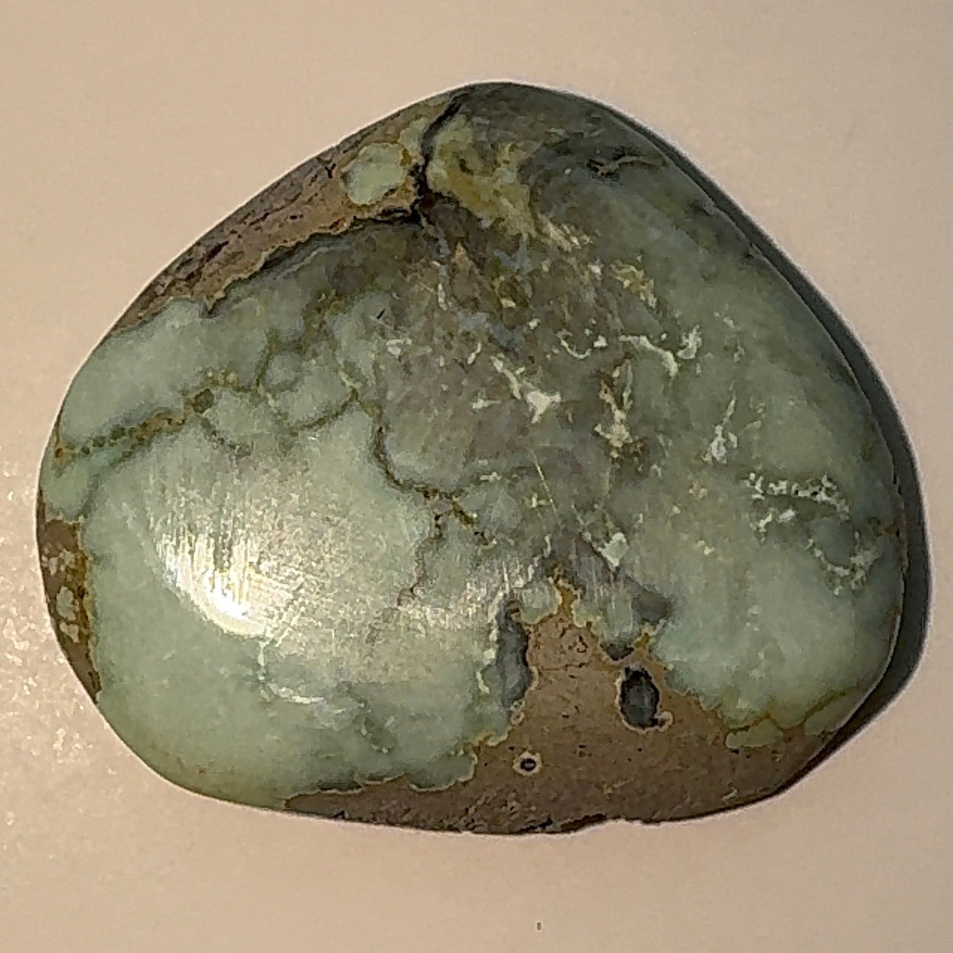 8ct Variscite bi valve pseudomorph