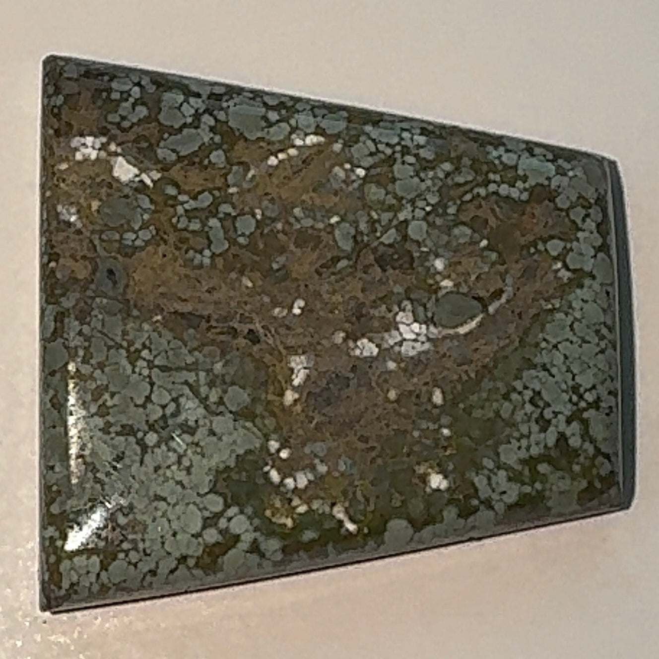 14ct Variscite bi valve pseudomorph