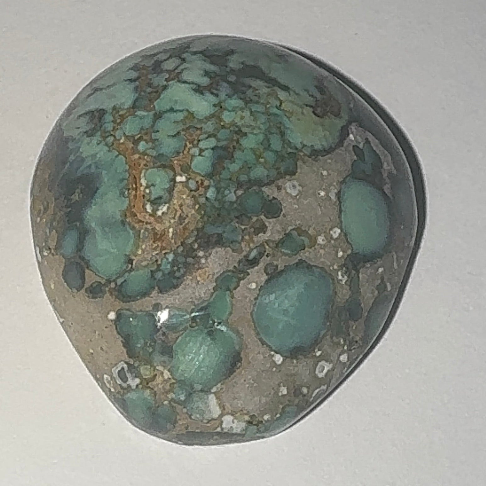 40ct Variscite bi valve pseudomorph