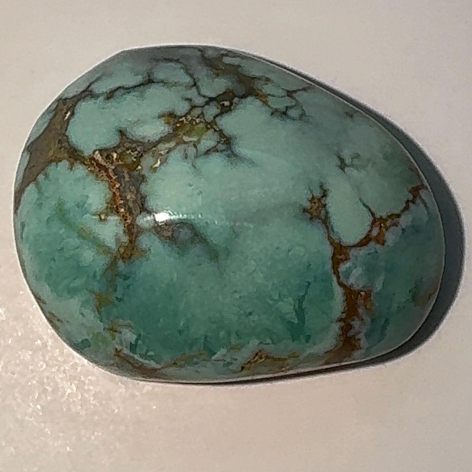 14ct Variscite bi valve pseudomorph