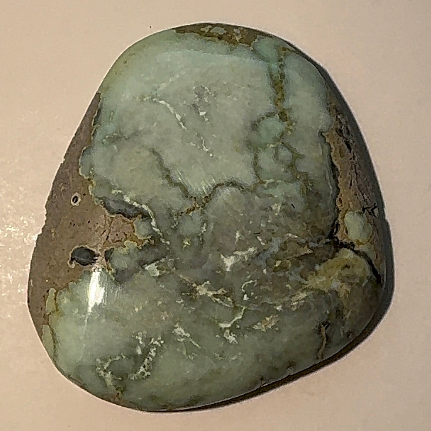 8ct Variscite bi valve pseudomorph
