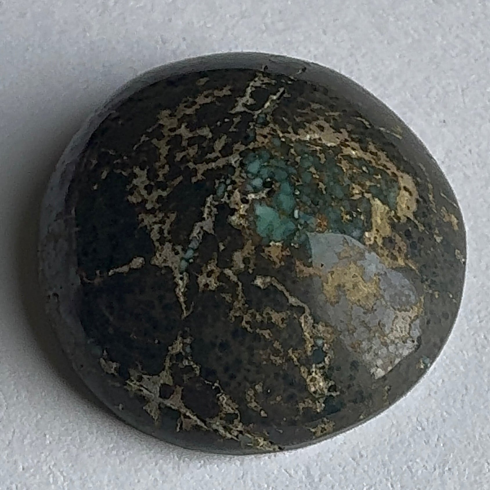 45ct Variscite bi valve pseudomorph