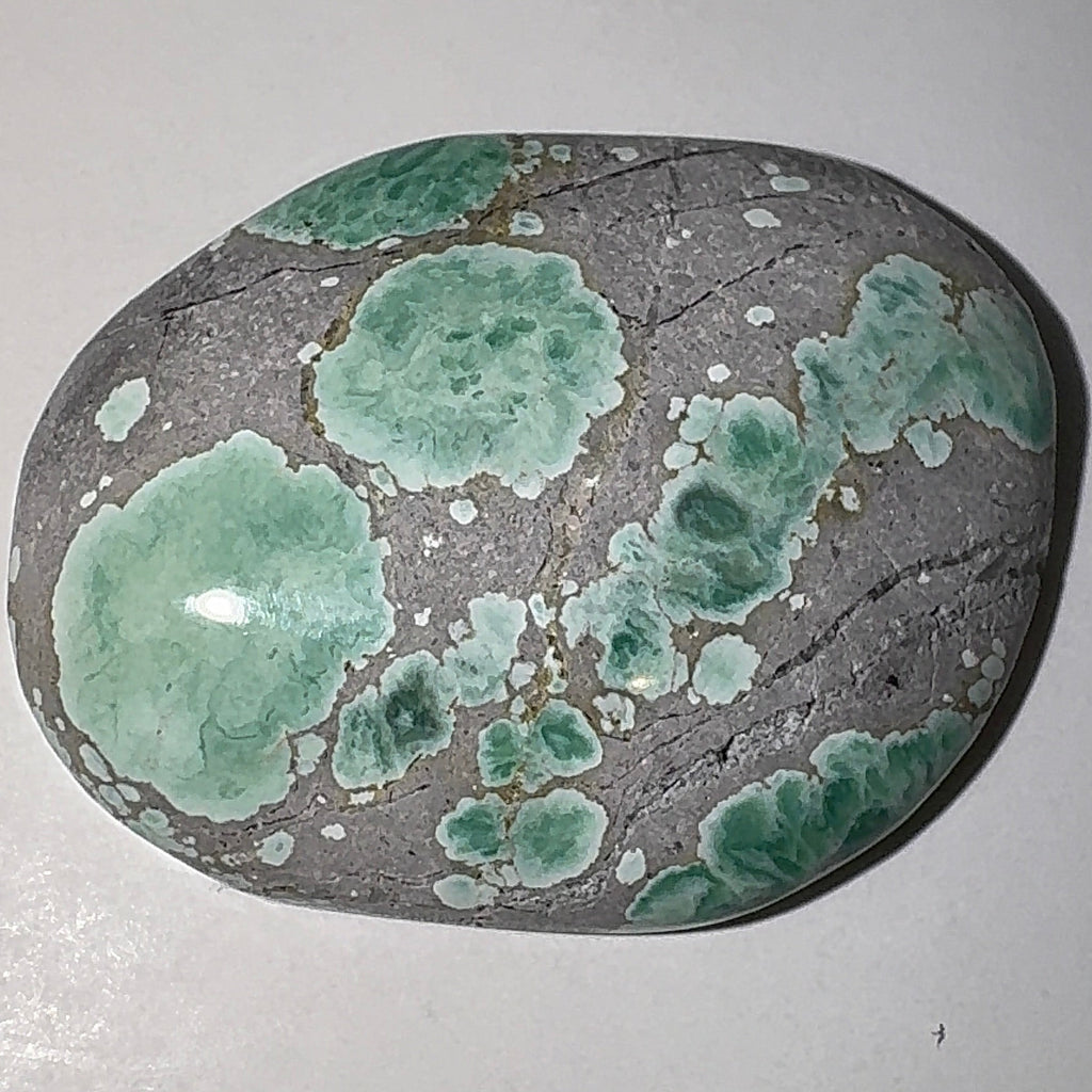 14ct Variscite bi valve pseudomorph